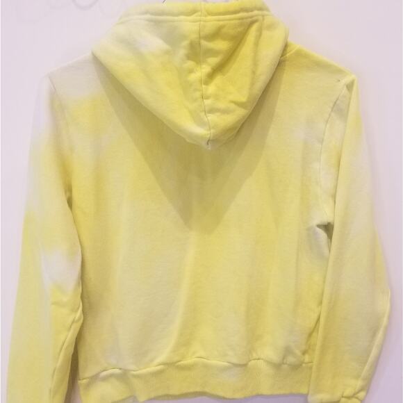 90 Degree Kid's Yellow Hoodie Sweatshirt Size M - Picture 2 of 6